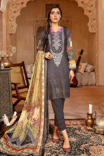 Adan's Libas Fairy Trod Schiffli Lawn 2022 Online Shopping